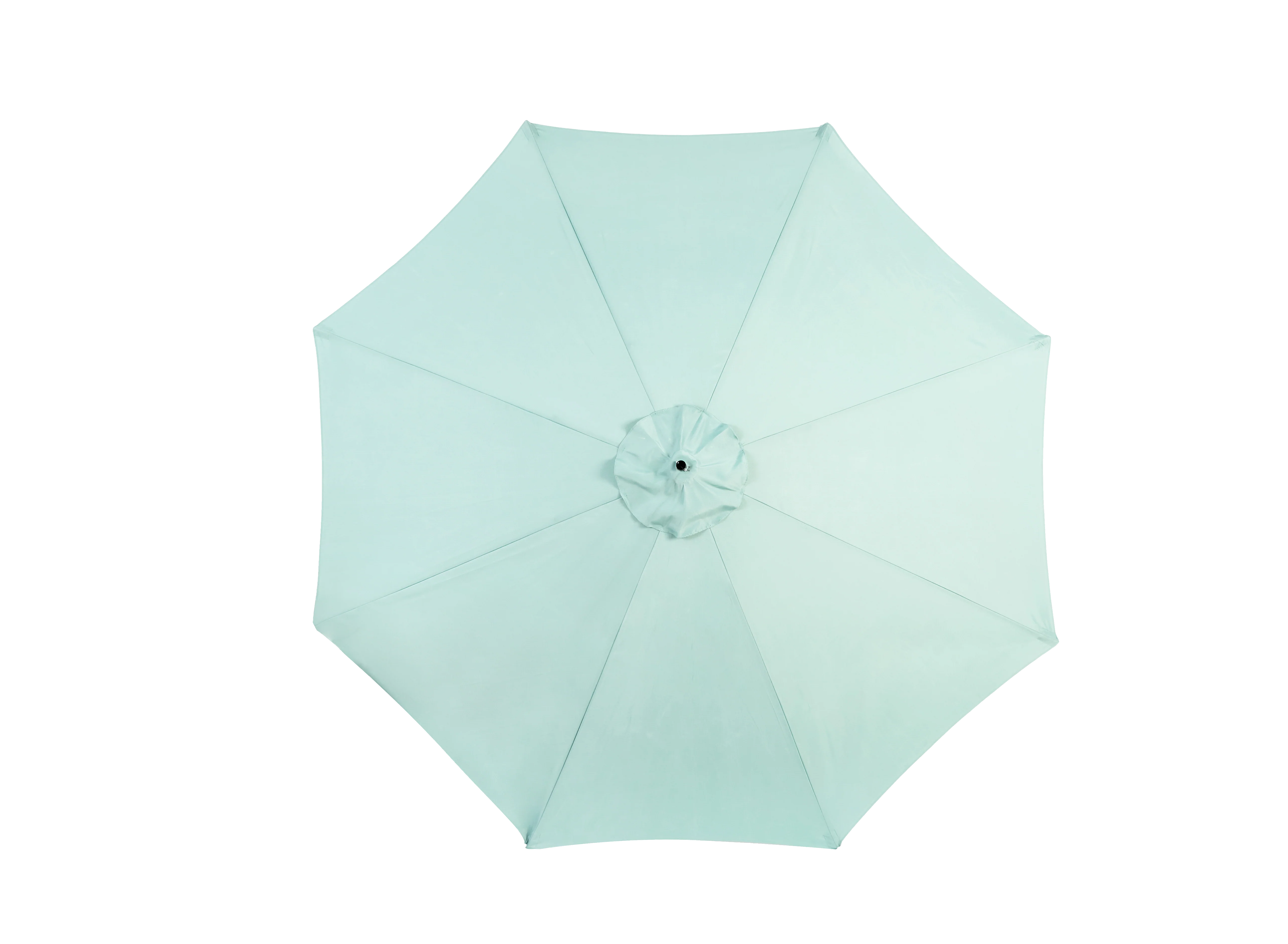 14.8 Ft Double Sided Outdoor Umbrella Rectangular Large with Crank, Light Green - Image 5
