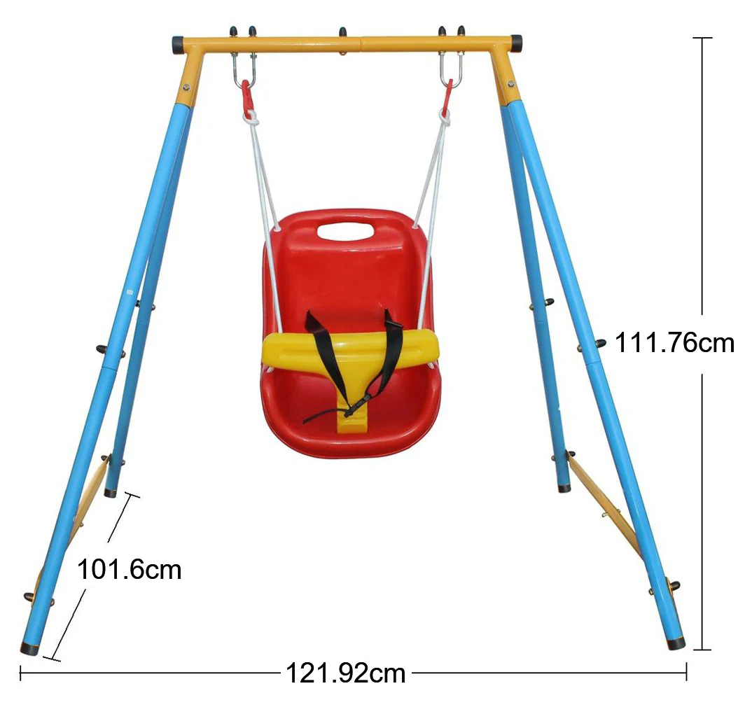 3-in-1 Baby Swing for Indoor and Outdoor, Metal Frame - Image 2