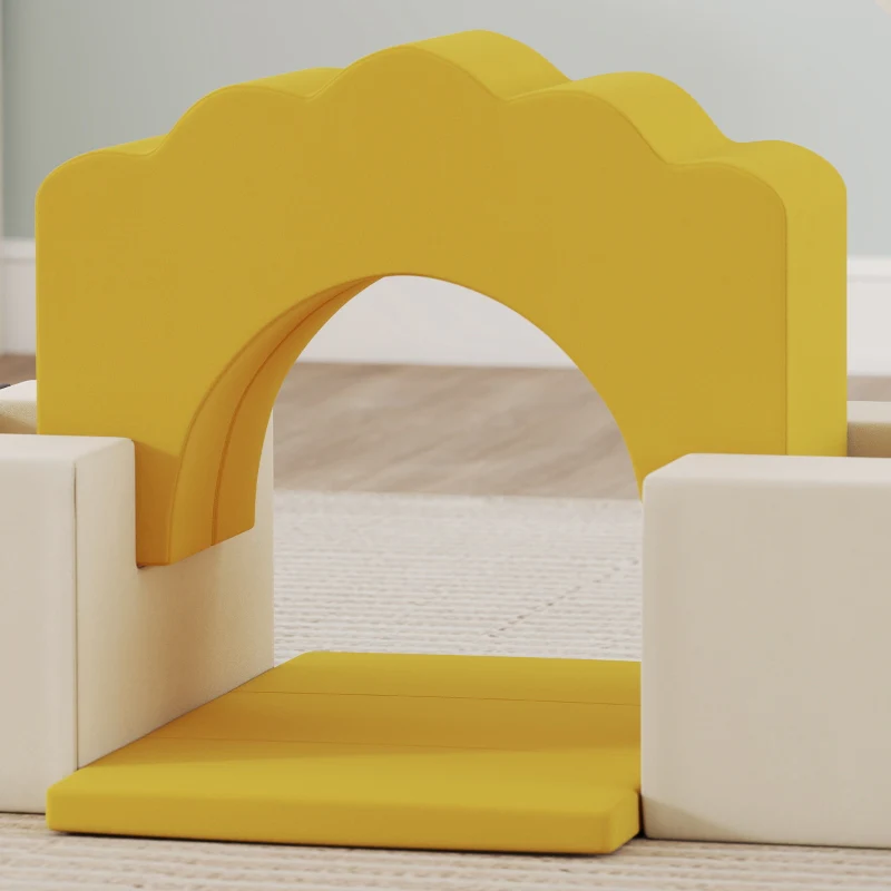 7-Piece Climbing Blocks Set for Babies and Toddlers, Soft Indoor Play, Colorful Foam - Image 8