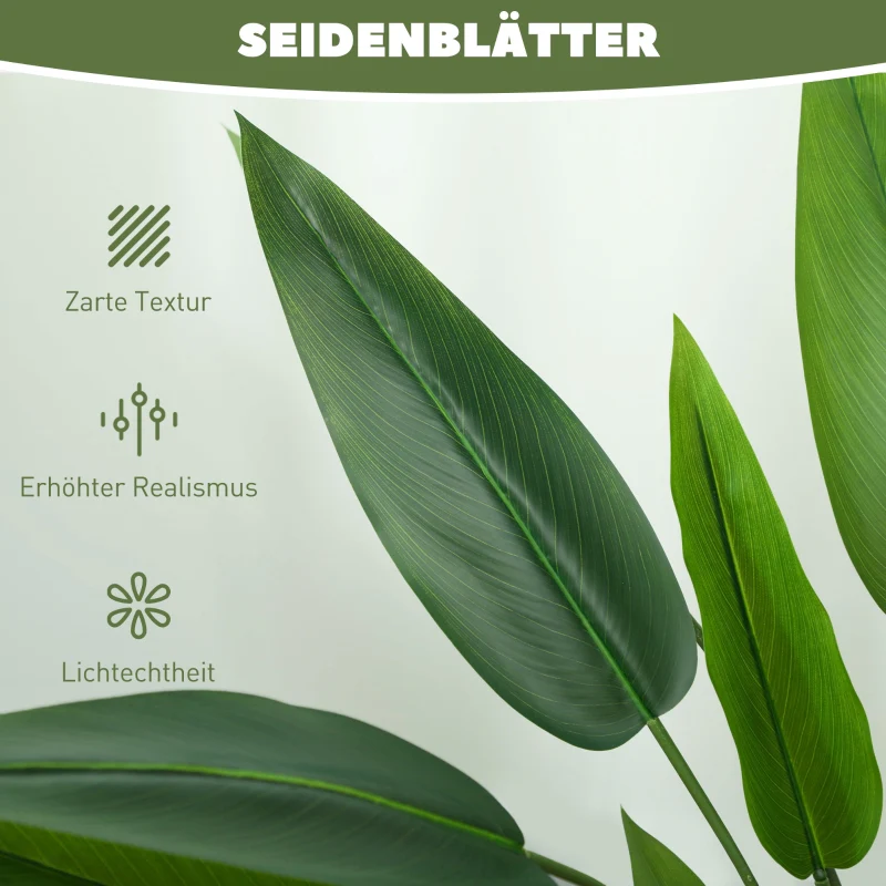 Artificial Bird of Paradise Plant, 110cm, Plastic - Image 5