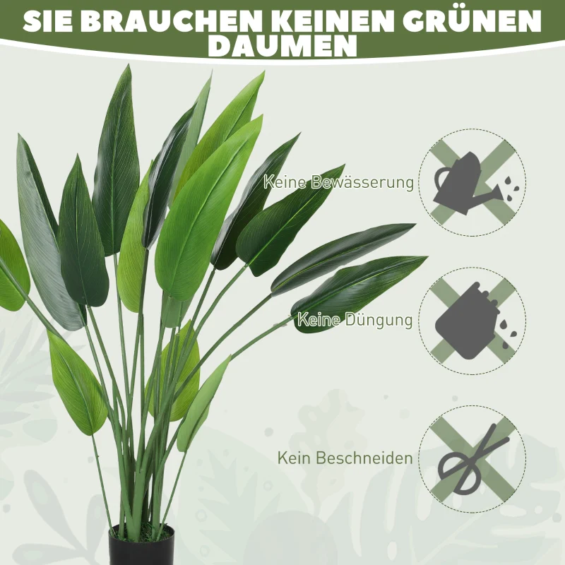 Artificial Bird of Paradise Plant, 110cm, Plastic - Image 6