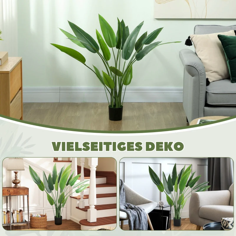 Artificial Bird of Paradise Plant, 110cm, Plastic - Image 7