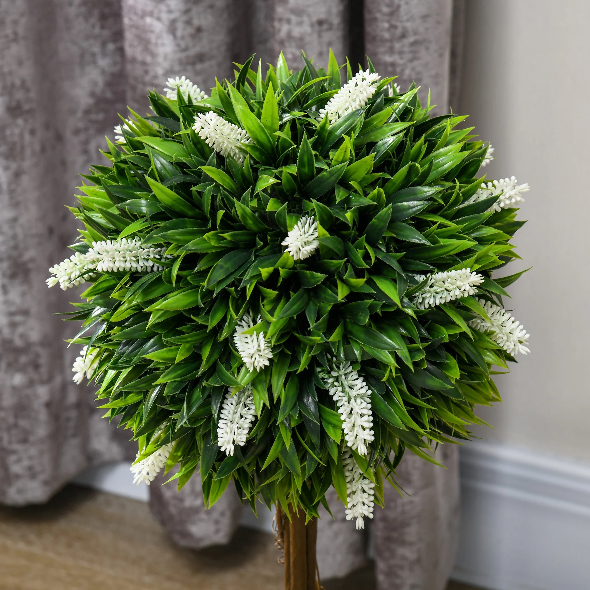 Artificial Lavender Plants, Set of 2, 60 cm, Plastic - Image 7