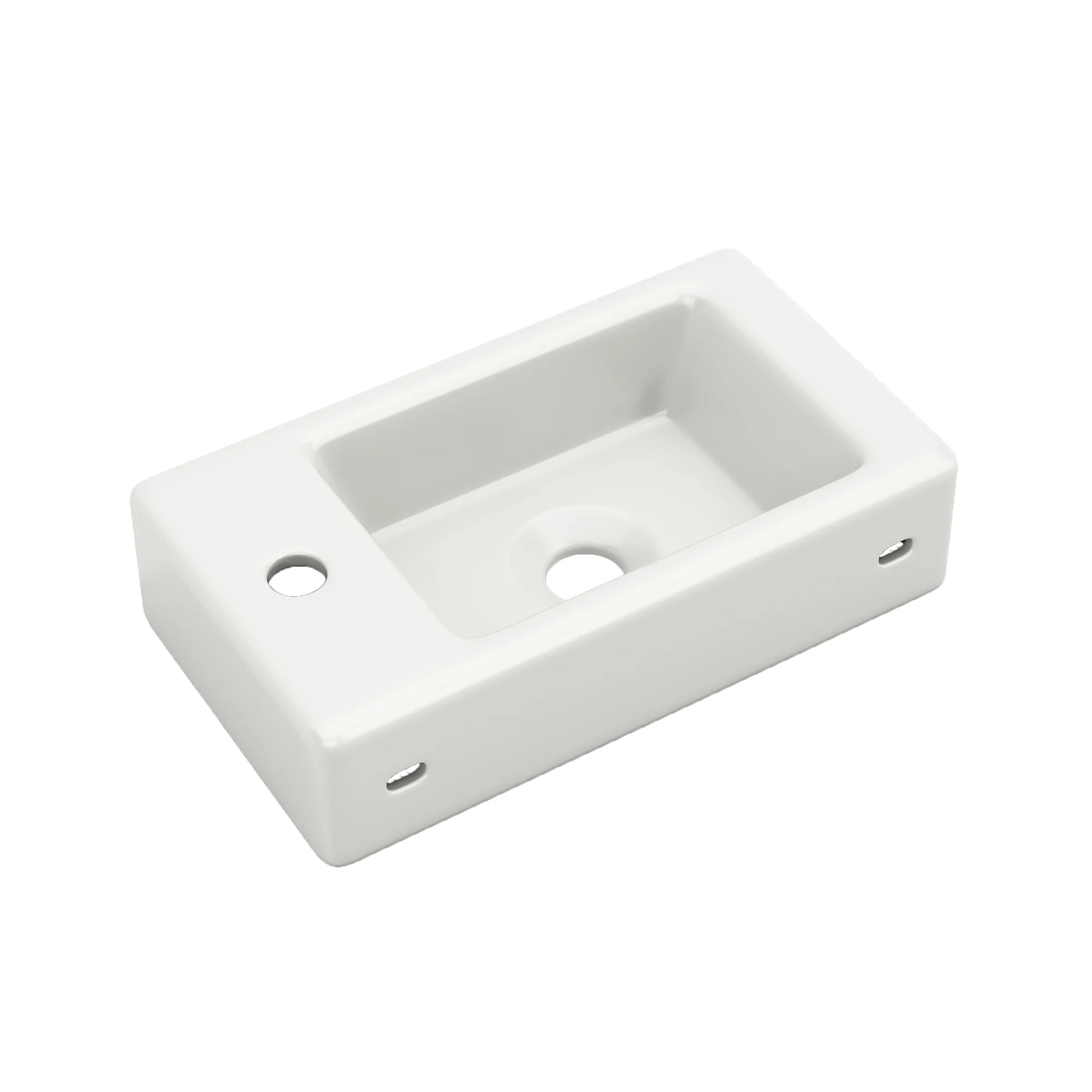 Bathroom furniture washbasin with vanity unit 46 cm, hanging, small guest, in furniture - Image 12