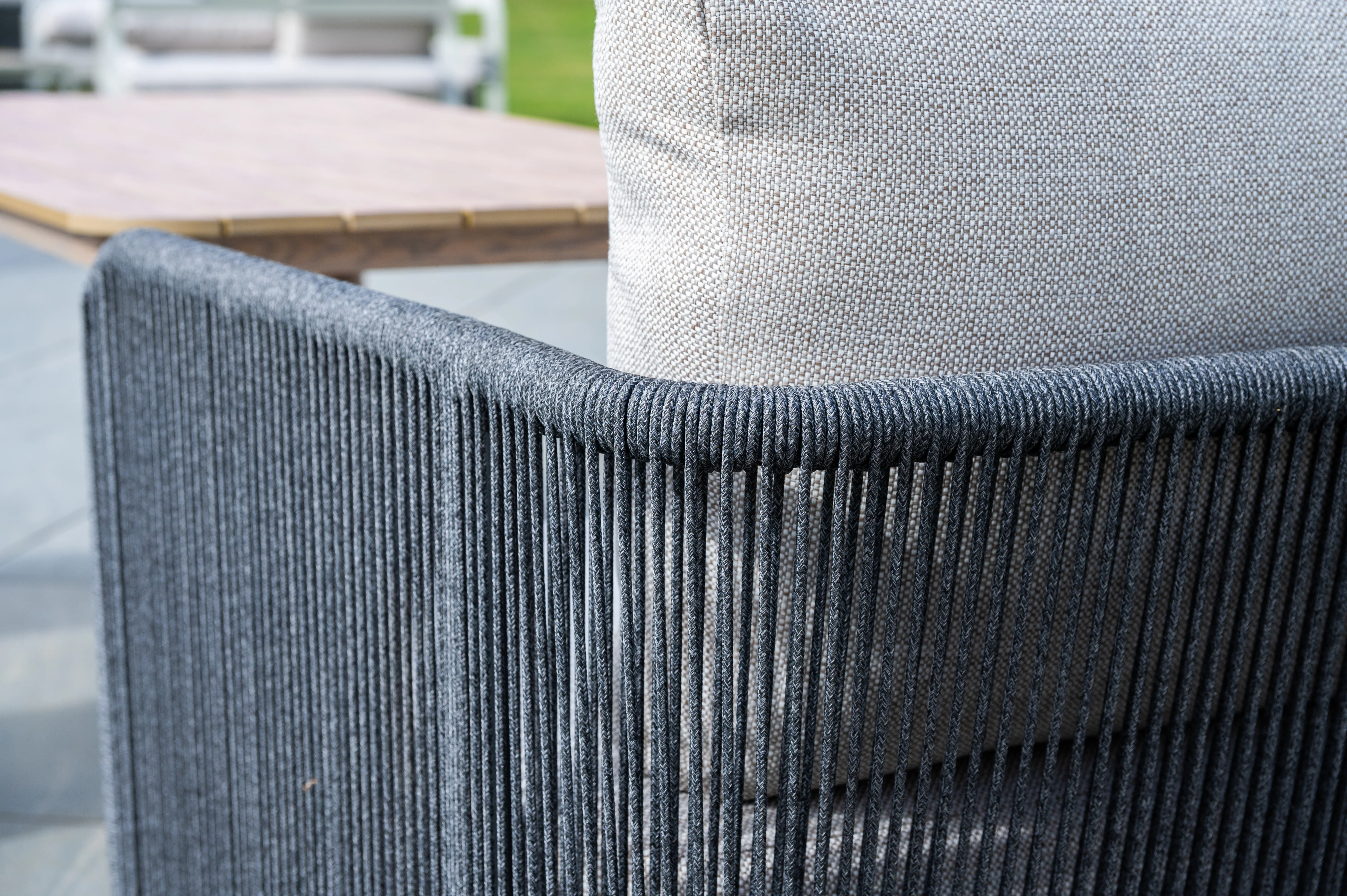 Buxton - Rope Weave Corner Sofa Set - Image 8