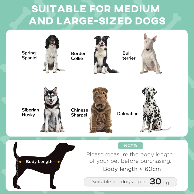 Cooling Raised Pet Bed with Washable Breathable Mesh, for Medium/Large Dogs - Light Grey - Image 4