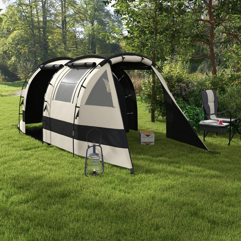Four Man Two Room Blackout Tent, Khaki - Image 2