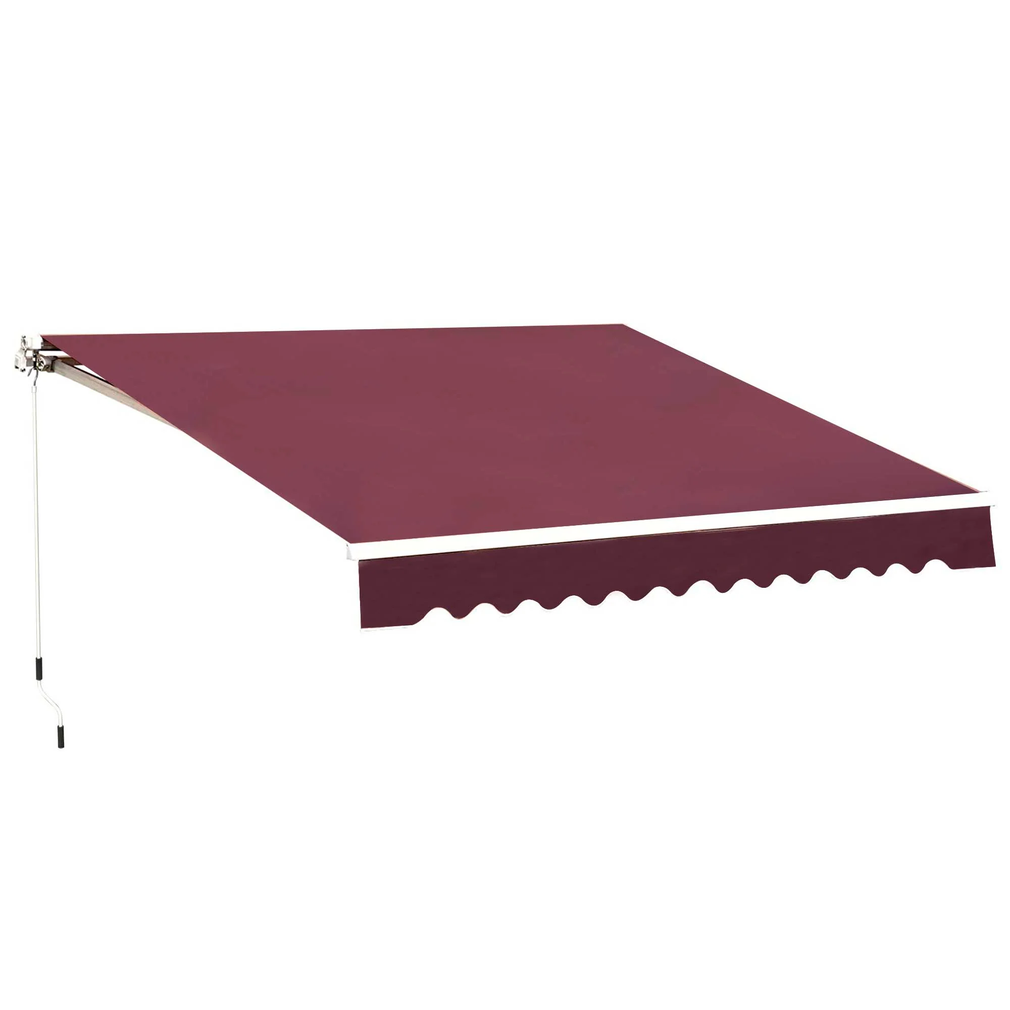 Manual Retractable Awning 3x2.5 m Red