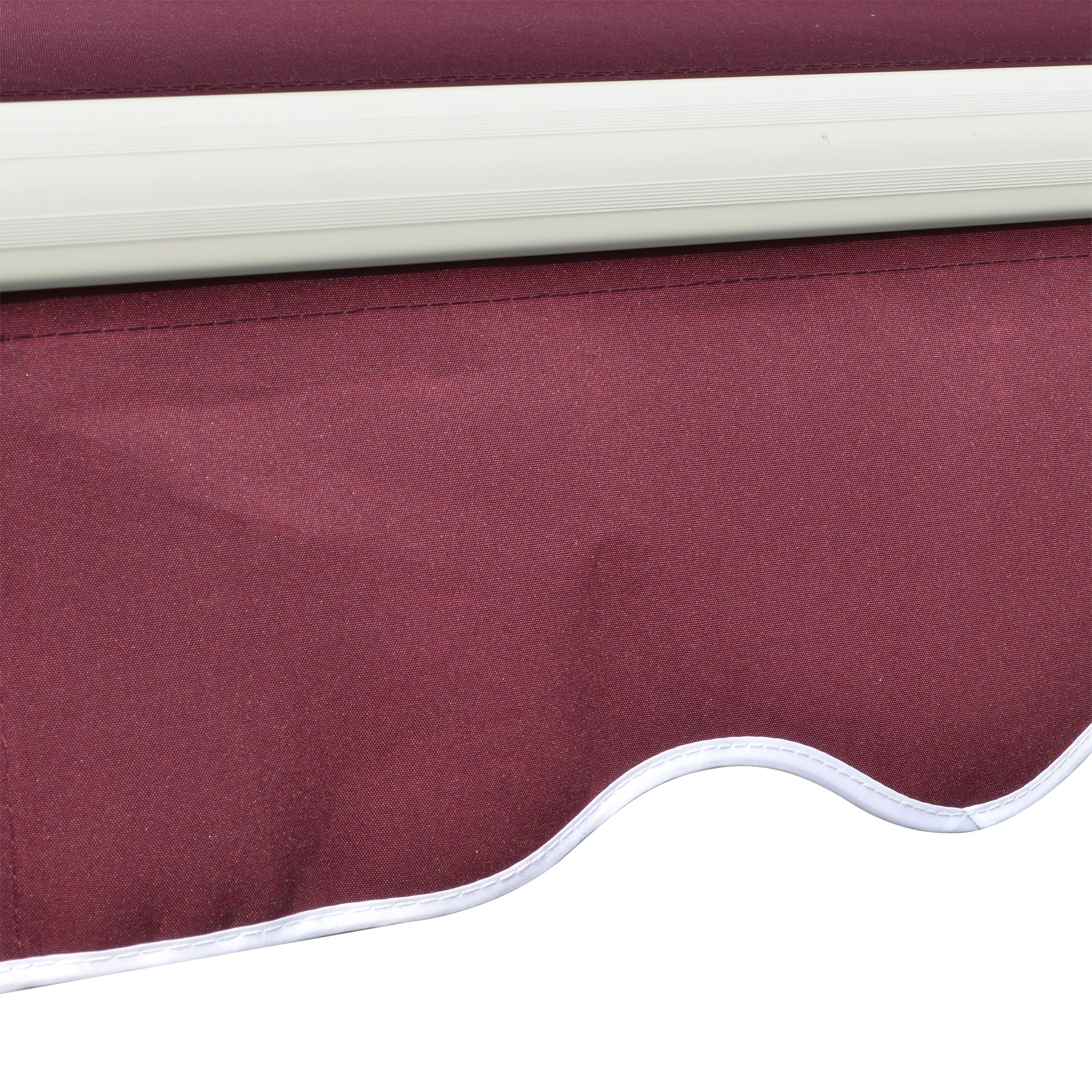 Manual Retractable Awning 3x2.5 m Red - Image 7