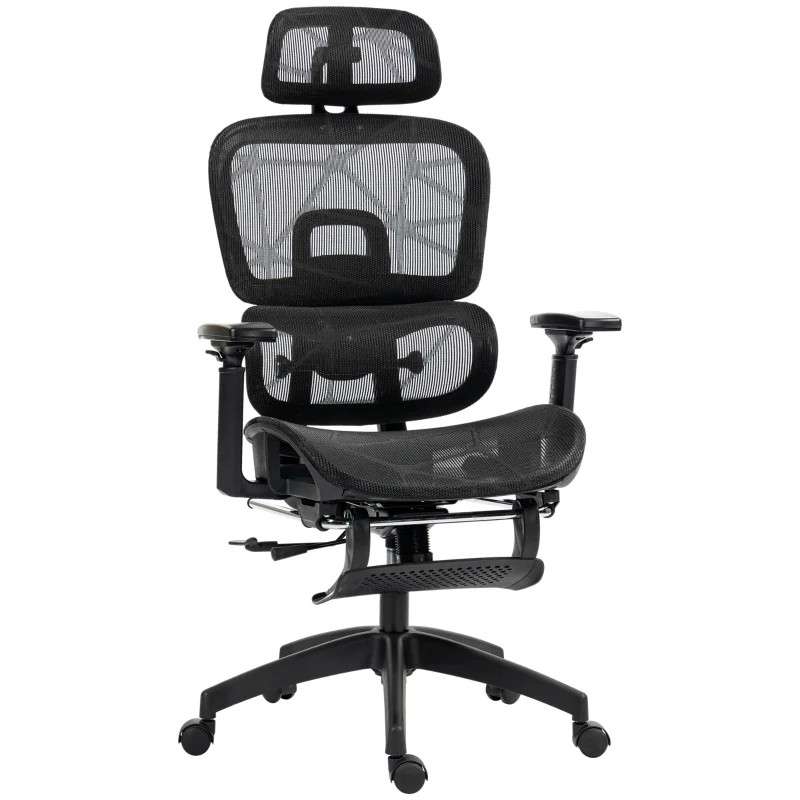 Office Chair, Multi-Adjustable Ergonomic Mesh - Black - Image 2