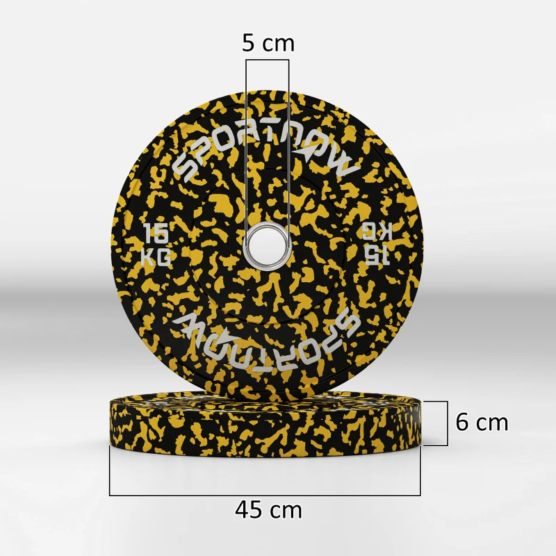 Olympic Weight Plates, 2 x 15KG, 5cm Holes, for Weight Lifting - Image 3