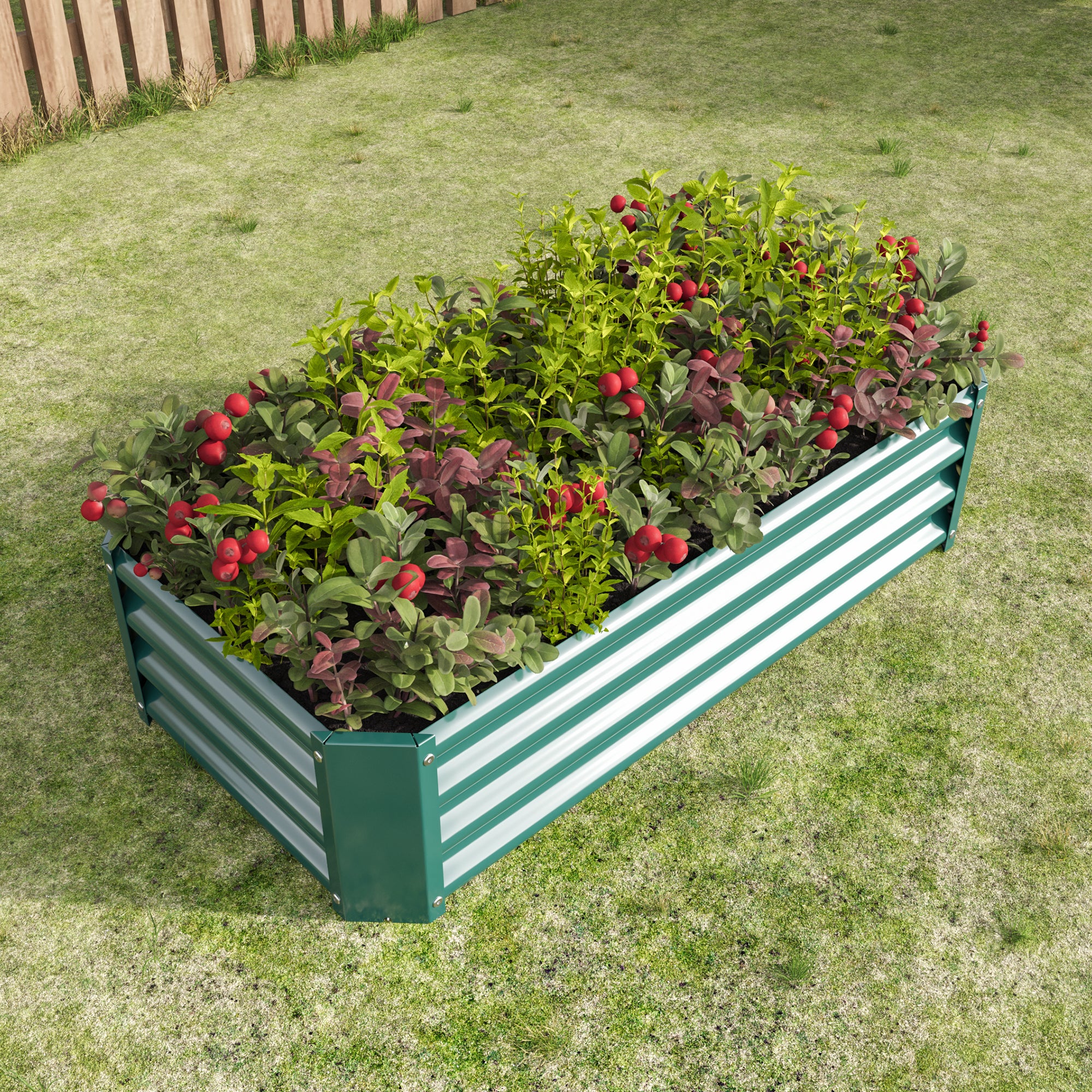 Raised Bed, Robust Metal Plant, Anthracite Steel - Image 3