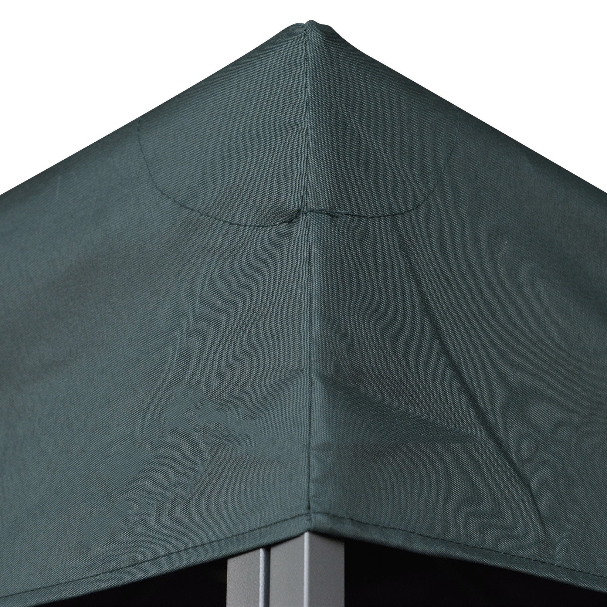 Replacement Roof for 3x3m Gazebo/Tent, Polyester Charcoal Grey - Image 8