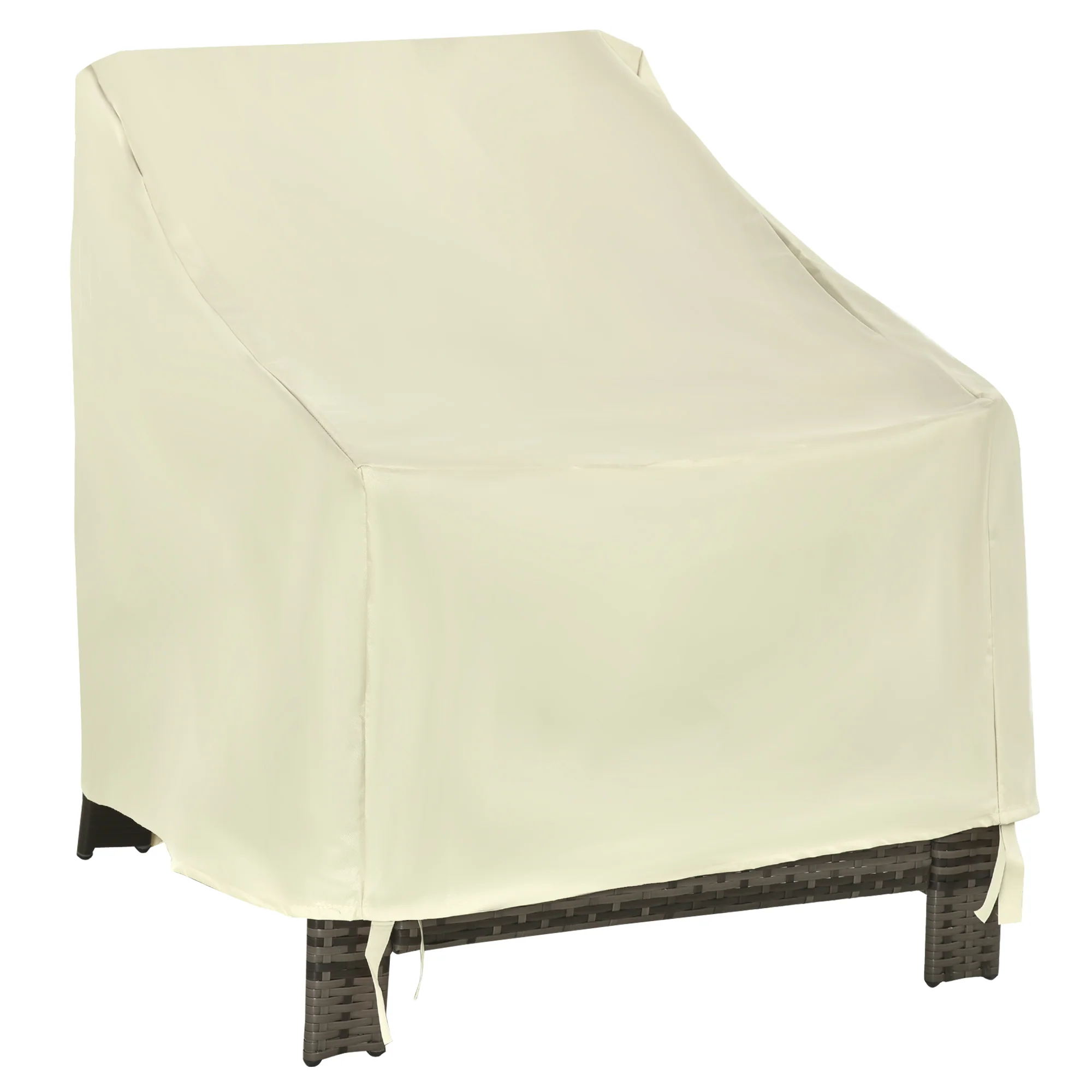 Single Chair Furniture Cover Waterproof Outdoor Protector 600D Oxford Cloth - Image 2