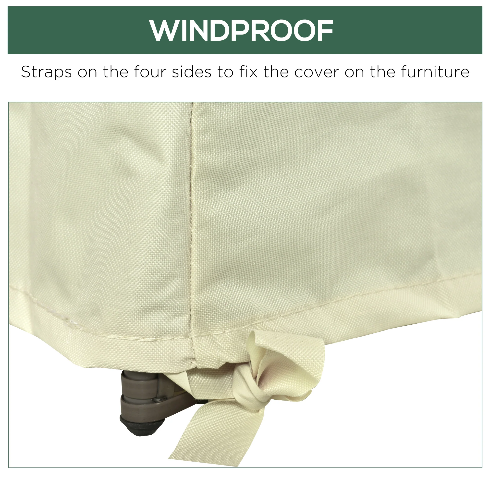 Single Chair Furniture Cover Waterproof Outdoor Protector 600D Oxford Cloth - Image 6