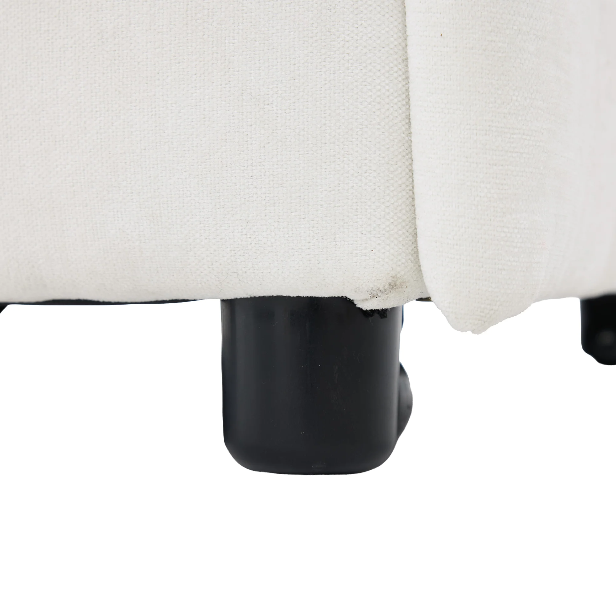 Sleeper Sofa with Adjustable Backrest and Foldable Pull-Out Design, White - Image 10