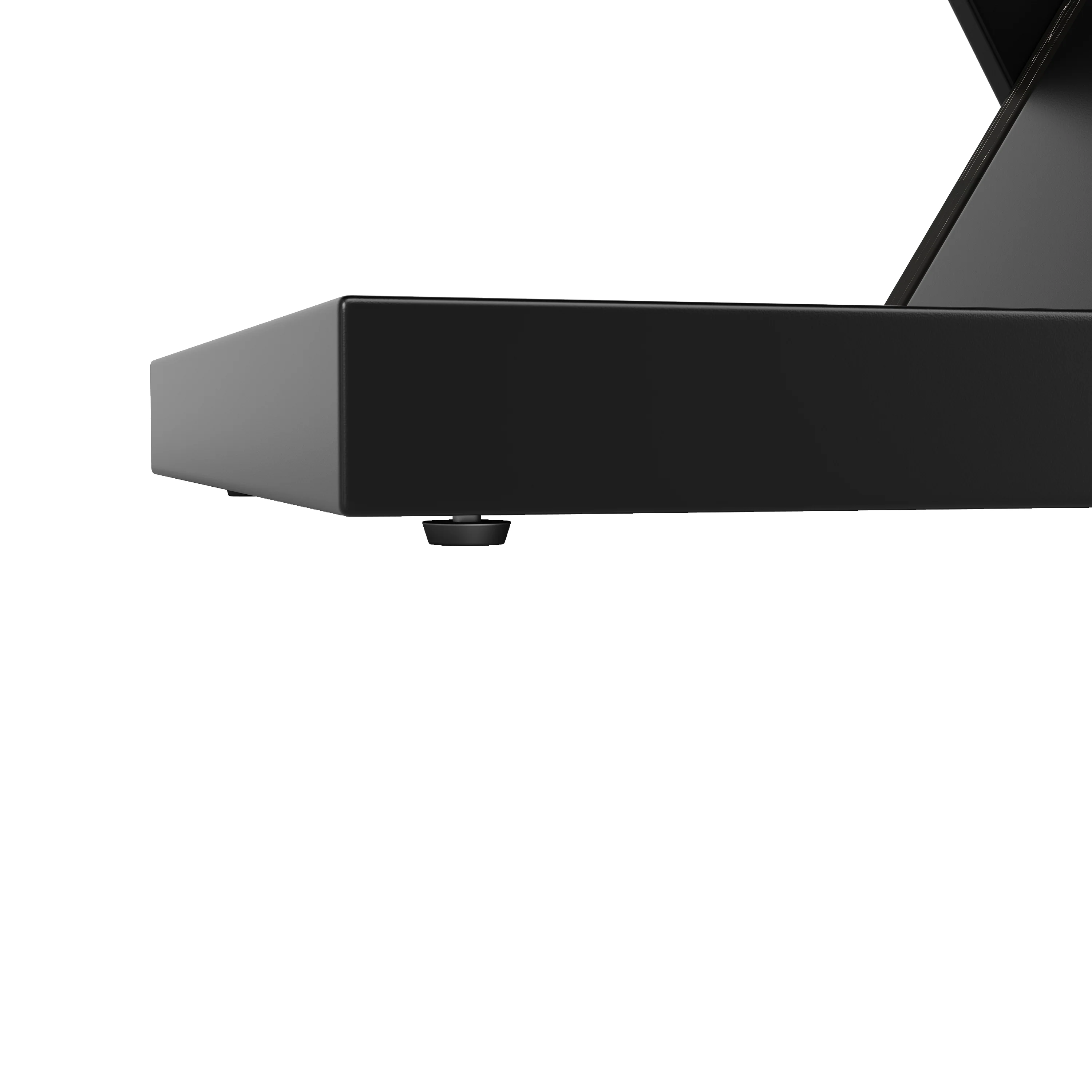 Telescopic Dining Table Extendable 120-160cm Marble Pattern - Black - Image 7