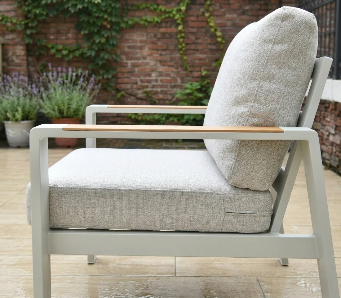 Thornbury - Aluminium Slatted Sofa Set - Image 2