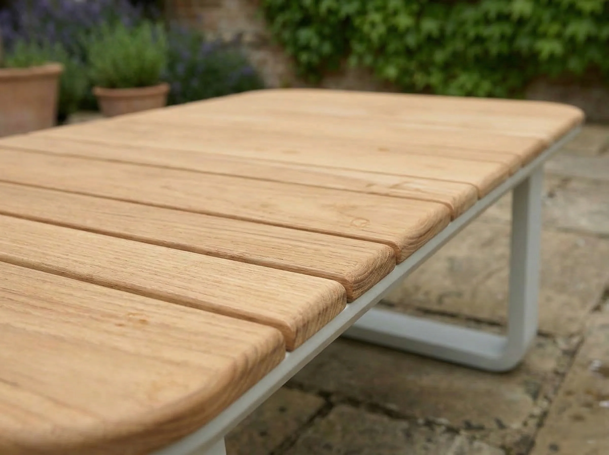 Thornbury - Aluminium Slatted Sofa Set - Image 4
