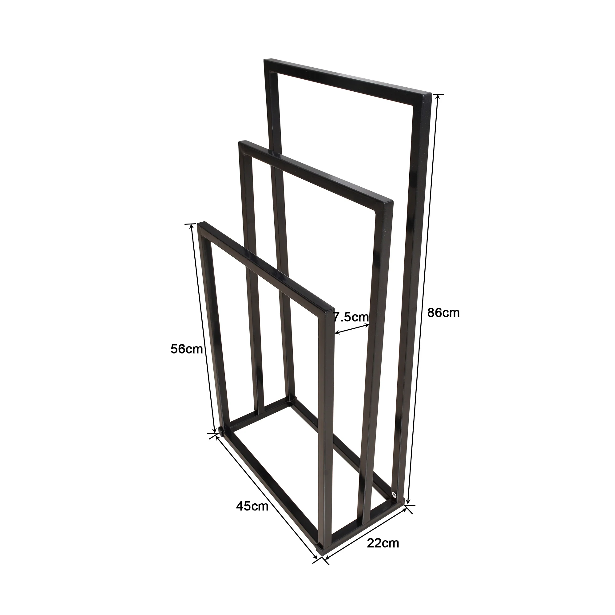 Towel Rack, 3-Tier Freestanding Outdoor Pool Towel Dryer - Image 6