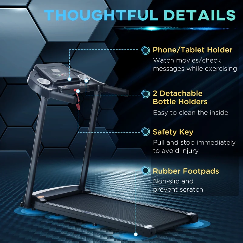 Treadmill Electric Motorised Running Machine with LED Display - Image 6