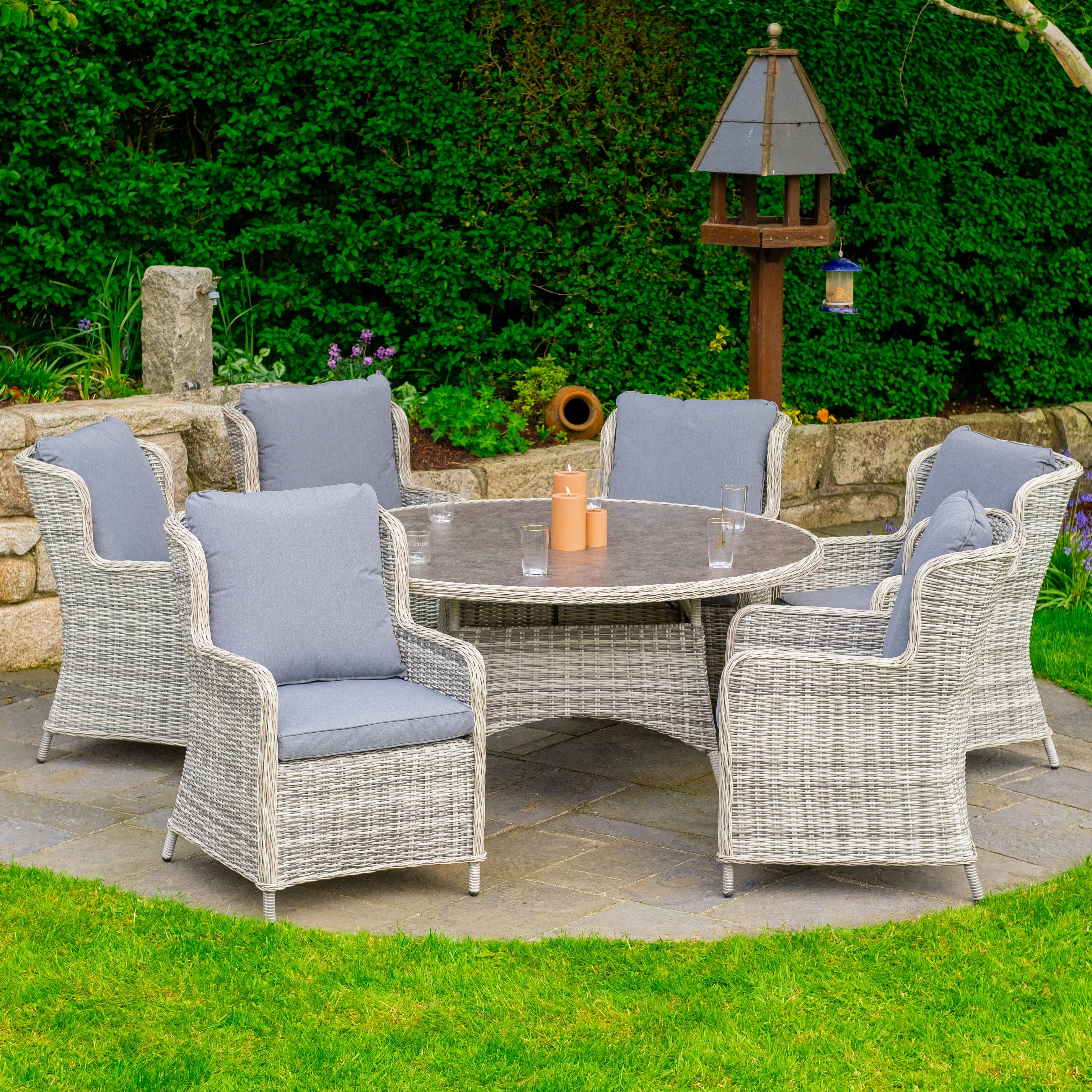 Vienna - 6 Seater Deluxe Dining Set - Image 3