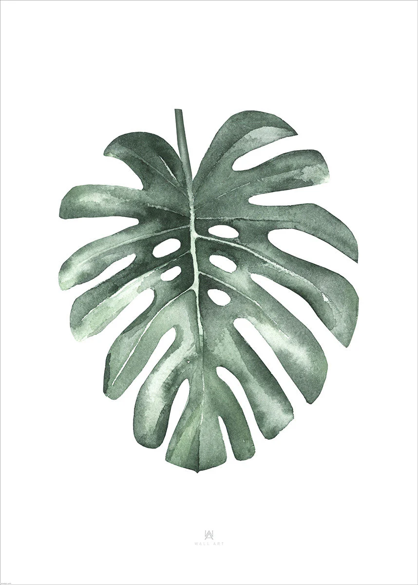 Water Leave, 50cmx70cm wall art - Image 3